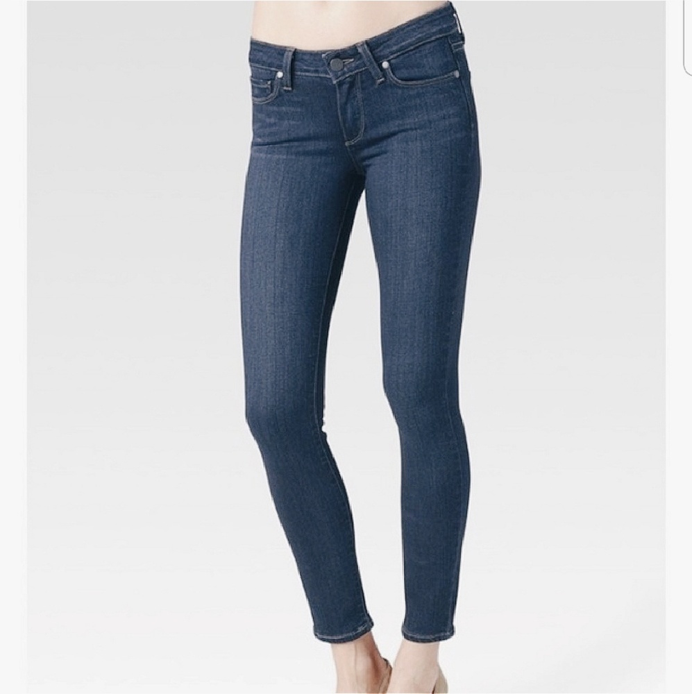 PAIGE DARK CAMERON VERUGO CROP SKINNIES